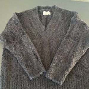 Lucky Brand Black Knit Sweater